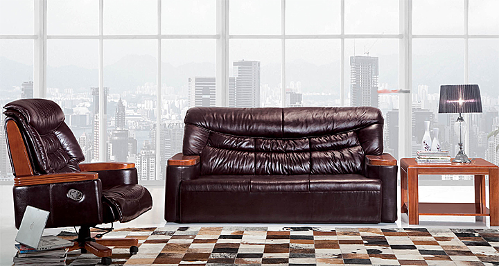 Office Sofa|Traditional Leather Sofa|Office Furniture|Traditional Leather Sofa|真皮沙发
